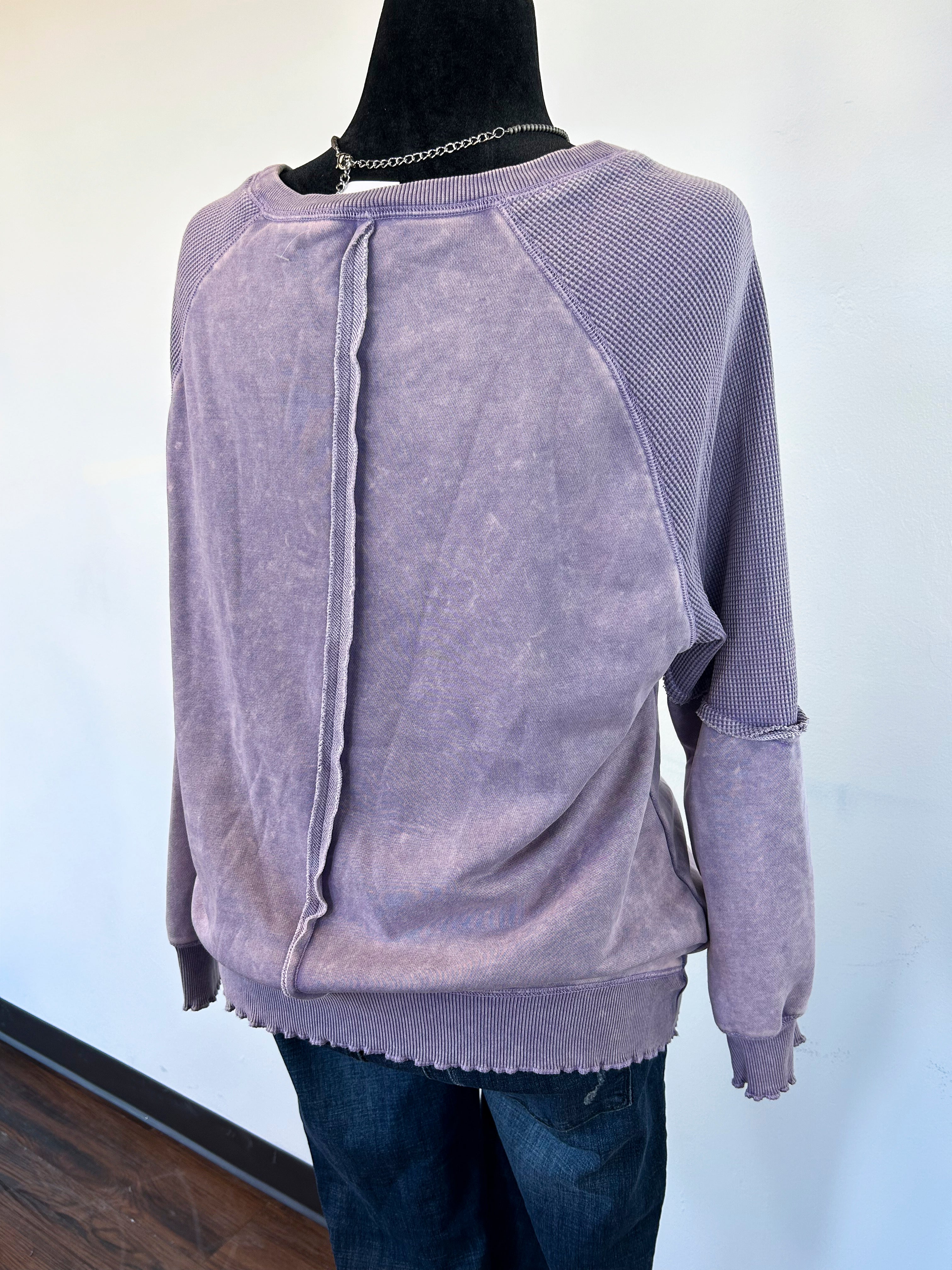 Jasmine Sweatshirt - Purple