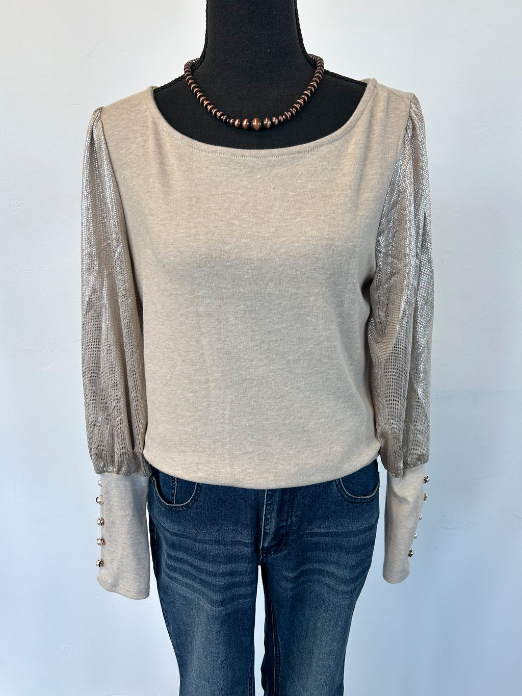 Janey Top - Khaki