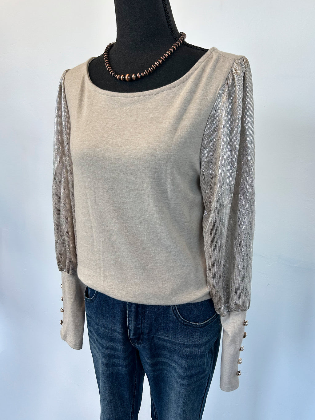 Janey Top - Khaki